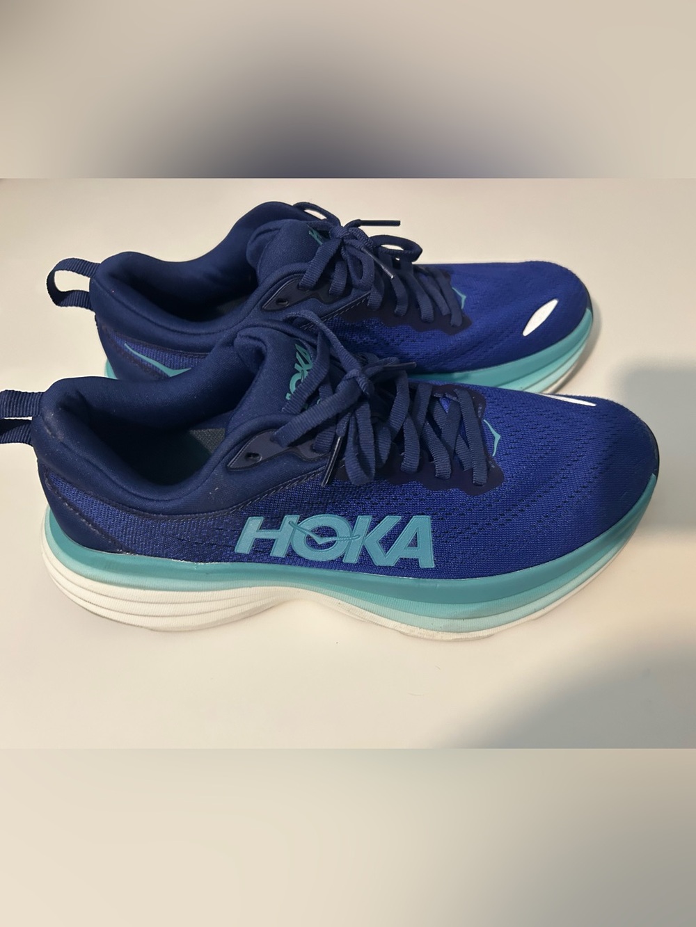 Hoka Women's Running Shoes - Blue with Teal Trim